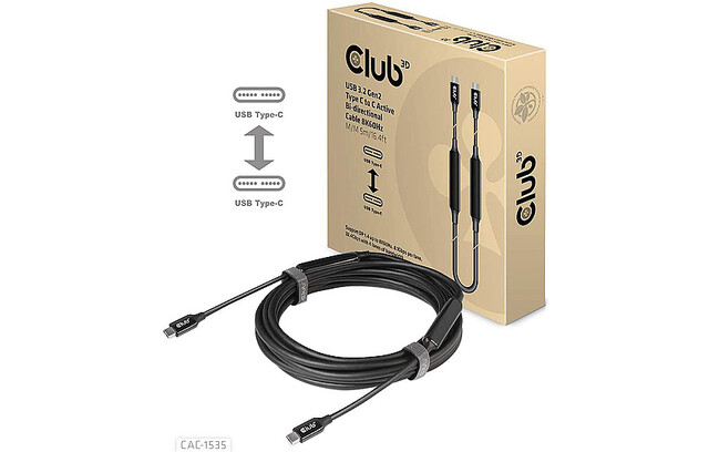 USB 3.2 Gen2対応のハイスペTyep-Cケーブル。5mと20mで選べます