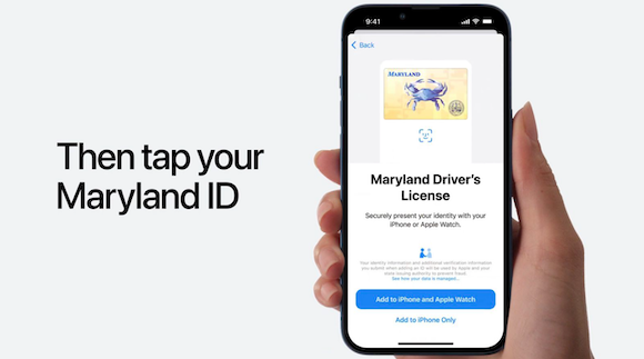 メリーランド州の運転免許証もWalletアプリに対応