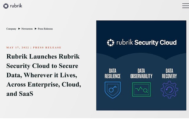 クラウドもオンプレもSaaSもデータを守る「Rubrik Security Cloud」登場