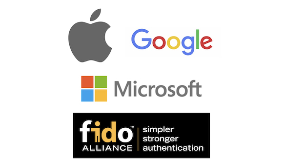 Apple、Google、Microsoftがパスワード不要認証の普及に連携と発表