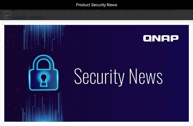 QNAP、ただちにNASをアップデートするように呼びかけ – 攻撃検出