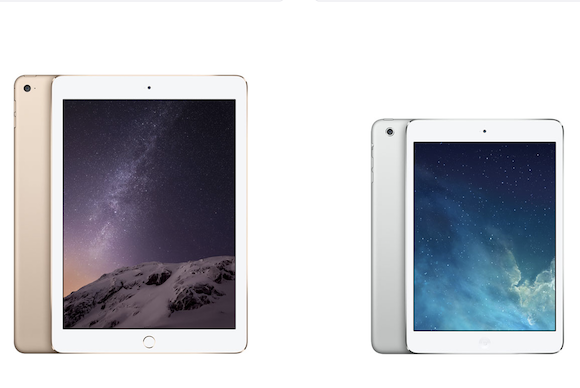 iPad Air 2とiPad mini（第2世代）がビンテージ製品リストに追加
