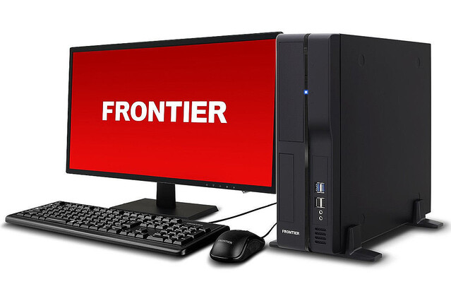 FRONTIER、第12世代Intel Core搭載のスリムなデスクトップPC