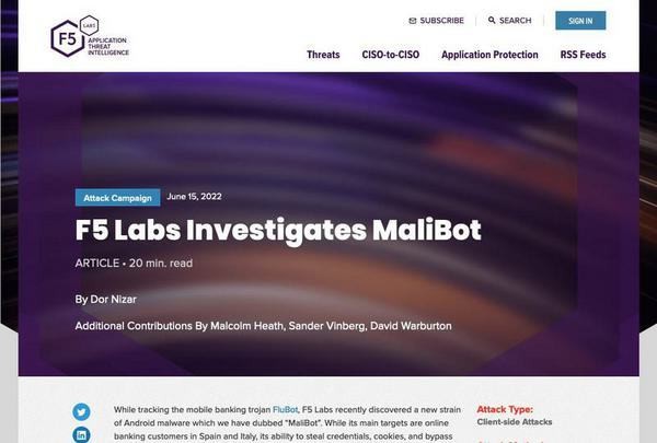 Androidバンキングユーザーを標的にした新種のマルウェア「MaliBot」発見