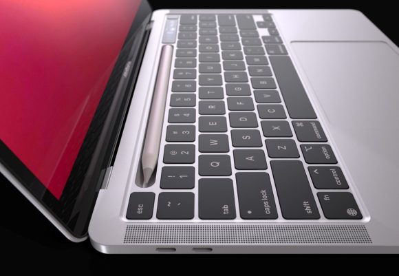 Apple、Apple Pencil内蔵MacBook特許申請を更新〜実現の可能性？