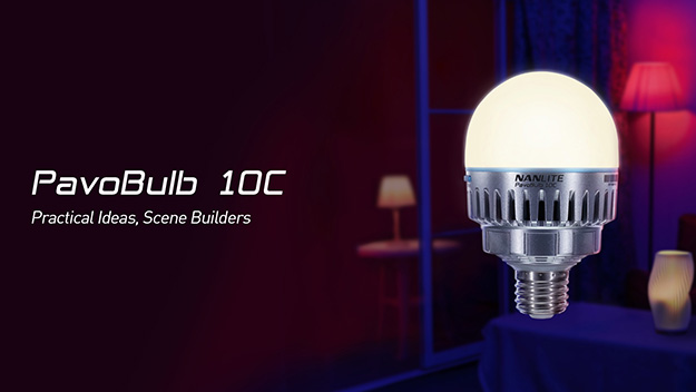NANLITE、電球型撮影用ライト「PavoBulb 10C」とLEDスタジオライト「Forza 150B」発売