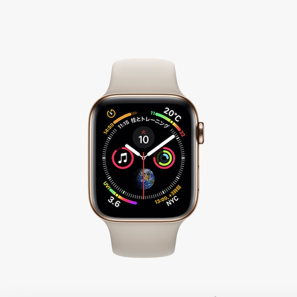 Apple Watch Series 4と5+watchOS9でバッテリー表示改善
