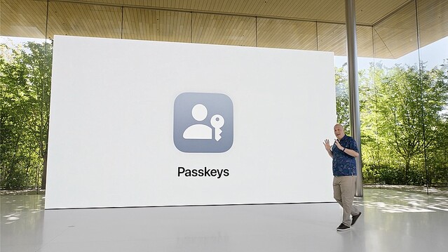 手打ちパスワードに変わる新機能。iPhoneを使った生体認証「Passkeys」 #WWDC22