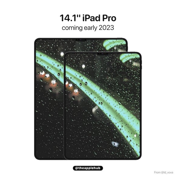 M2搭載iPad Proが9月か10月に発表、14インチモデルは来年初頭か