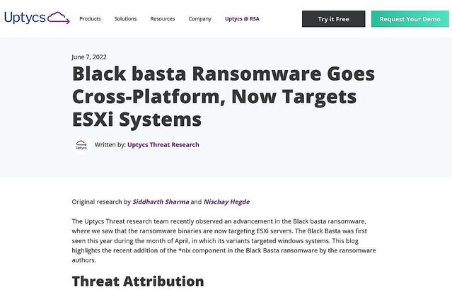 Windows狙う「Black Basta」ランサムウェア、VMware ESXiへの感染力も獲得
