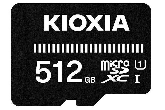 キオクシア、ベーシックなmicroSDカードに512GBの大容量モデル