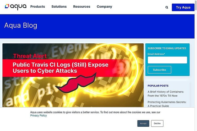 Travis CIの既知の脆弱性によって機密情報が漏洩