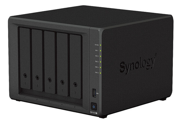 Synology、Ryzen R1600搭載の5ベイNAS「DiskStation DS1522+」