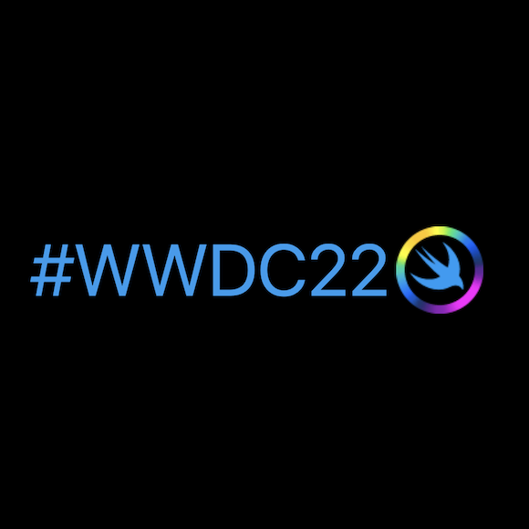 「#WWDC22」のTwitterハッシュフラッグでロゴアイコンが表示