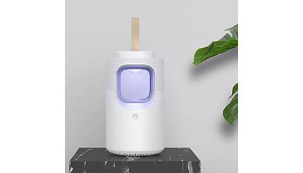 蚊取り機能搭載のインテリア照明、持ち歩きもできる「GeeBuster X1」