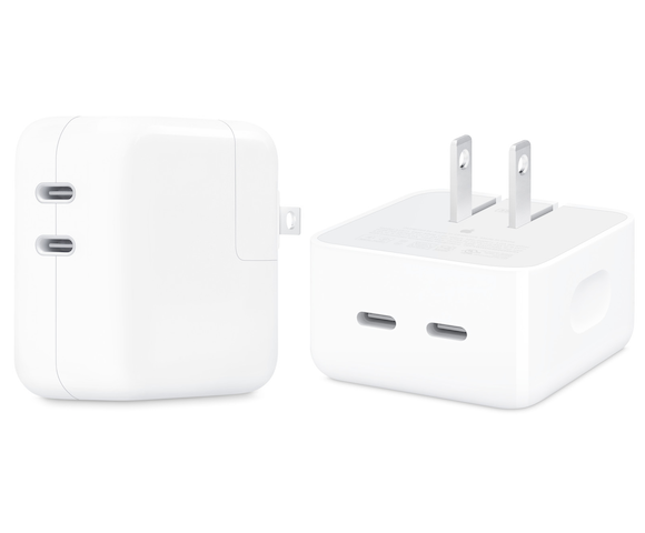 Apple デュアルUSB-Cポート搭載35W電源アダプタ 2種類が販売開始