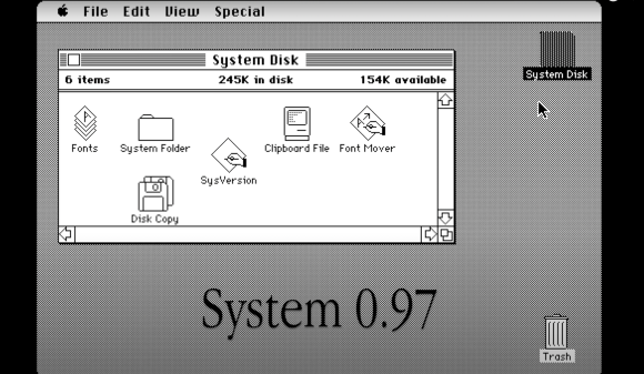 動画で見る、1984年のSystem 0.97からmacOS Venturaまで