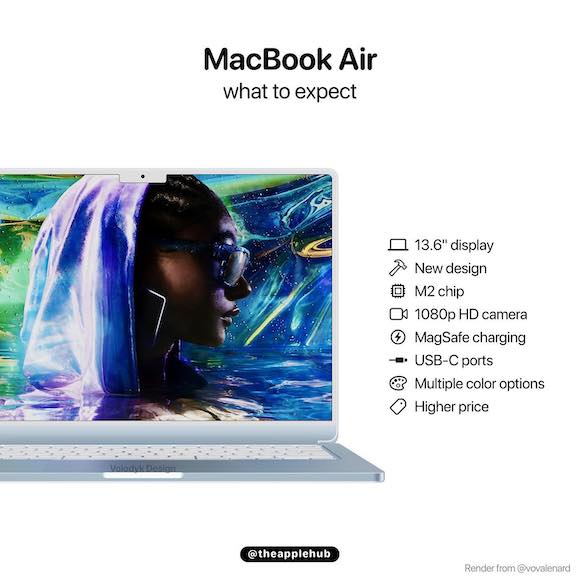 M2搭載MacBook Airの価格は137,280円〜か、M1搭載モデルも併売？