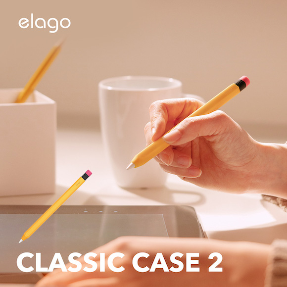 Apple Pencilを懐かしい「鉛筆」風にするケース、elagoが発売