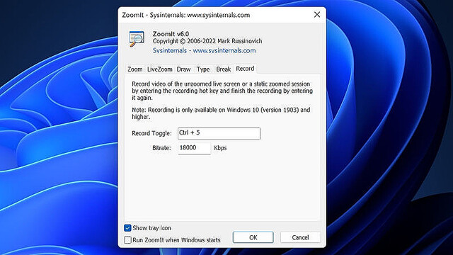 Microsoft、簡易録画機能を搭載した便利な画面拡大ツール「ZoomItバージョン6.0」