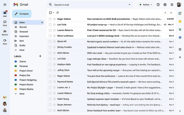 Gmailが「統合型」の新デザインに！ もう使ってみた？