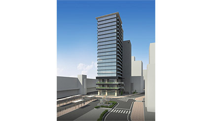 宇都宮駅西口徒歩1分、2025年度に地上20階建ての複合ビル竣工へ