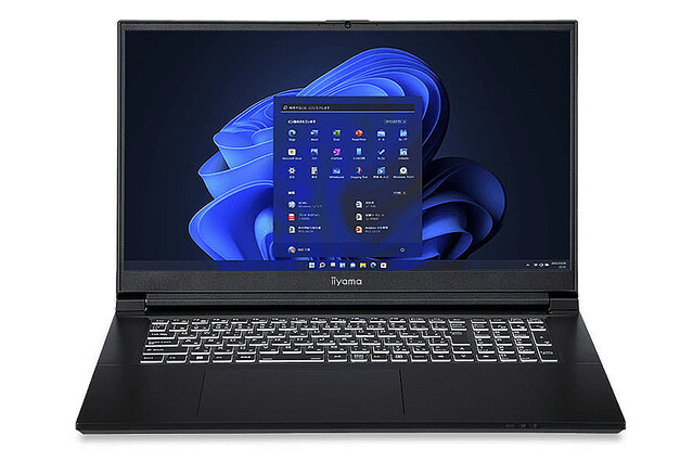 iiyama PC、GeForce RTX 3080 Ti Laptop搭載の高性能17型ゲーミングノートPC
