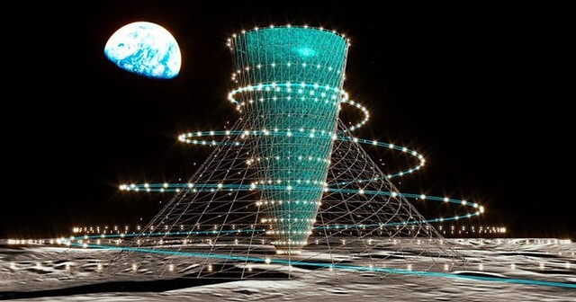 京大と鹿島建設が月や火星で重力を生み出す巨大施設「ルナグラス」構想を発表