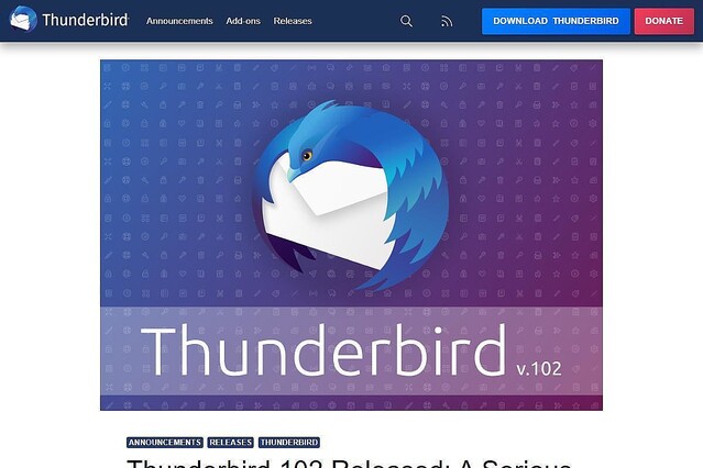 Thunderbird 102登場、要望多かった新機能多数のメジャーバージョン