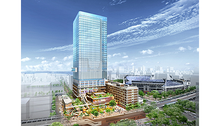 JR「関内」駅前に「新旧融合」の新たな街、2026年春グランドオープン 旧横浜市庁舎行政棟を活用