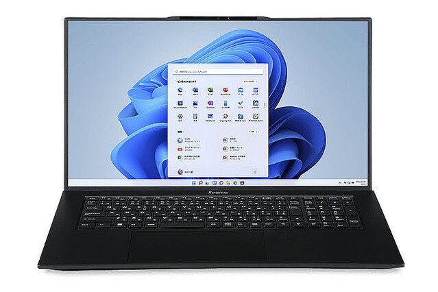 iiyama PC、第12世代Core i7搭載でスリムベゼルデザインの17.3型ノートPC