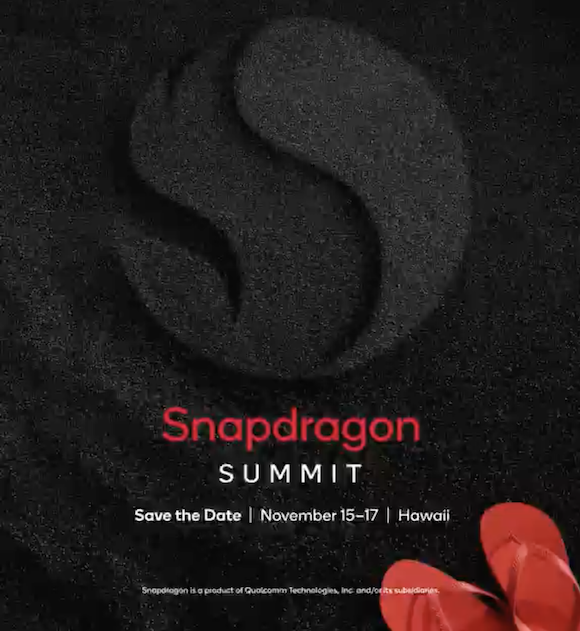 Snapdragon SUMMITが11月開催を発表〜8 Gen 2発表見込み