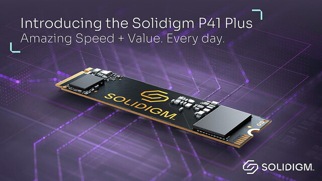 ソリダイムブランド初のSSD製品「P41 Plus」が登場 – PCIe 4.0対応、M.2 NVMe