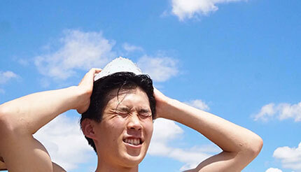 熊谷市の温浴施設で「クールかき氷シャンプー」、熱中症を予防しよう！