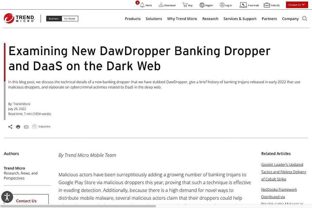 Androidアプリにマルウェア「DawDropper」が混入、確認を