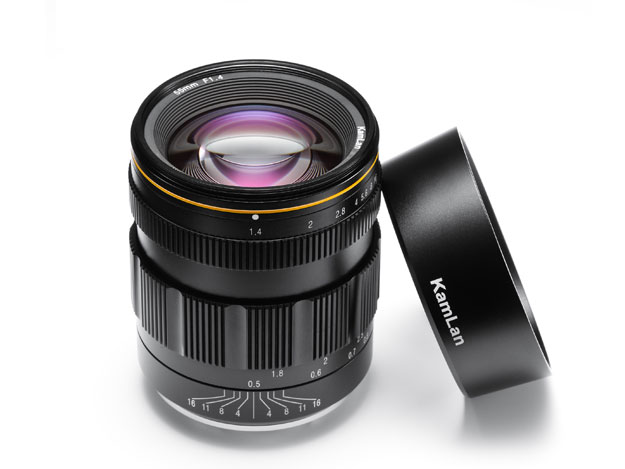 サイトロンジャパン、肉眼の視角に近く使いやすい標準レンズ「KamLan 55mm F1.4」発売