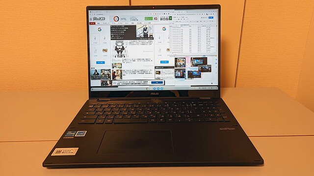 複数ウィンドウ作業も楽勝な16インチ大画面Chromebook「ASUS Chromebook Flip CX5（CX5601）」レビュー