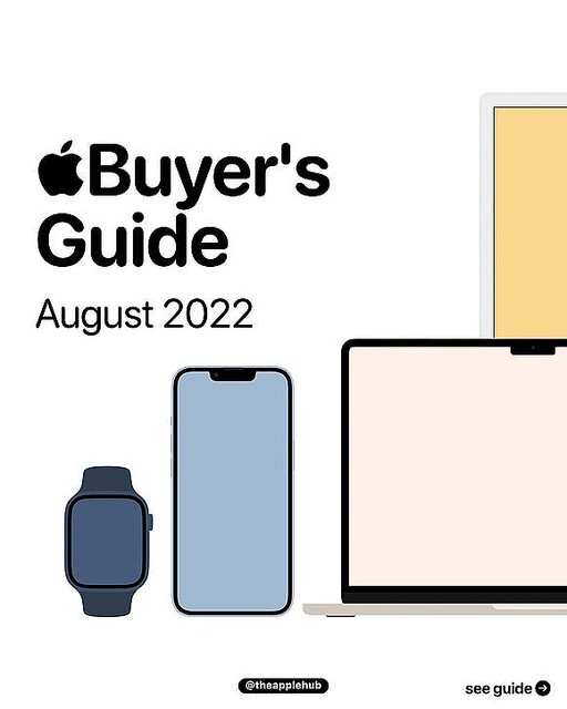2022年8月のApple製品購入ガイドが公開