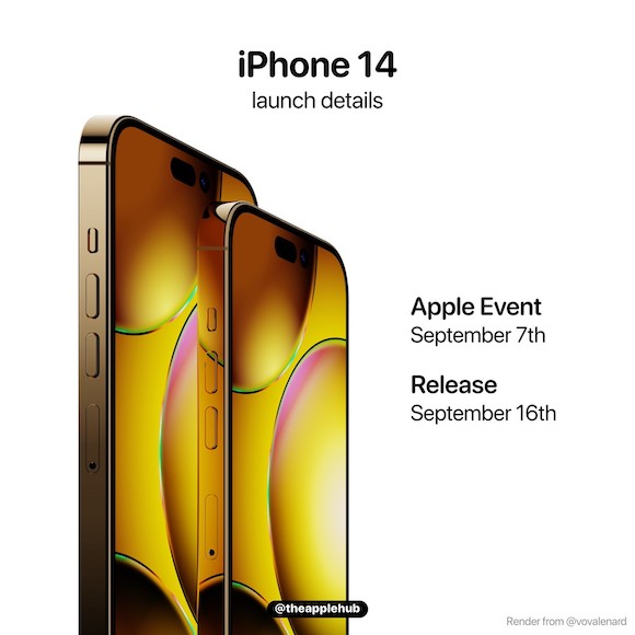 iPhone14シリーズの発表/発売はこれまでより早くなる〜アナリストが理由を予想