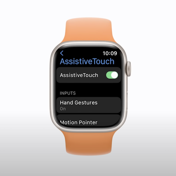 Apple WatchでのAssistiveTouch操作に関する特許取得