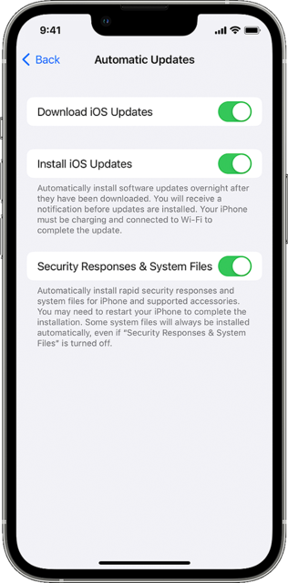 iOS16の新機能「緊急セキュリティ対応」のアップデートはアンインストール可能