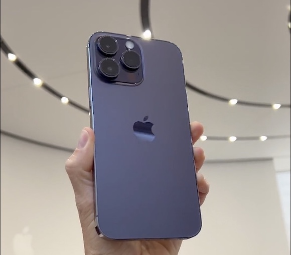 iPhone14 Proの新色、Dynamic Islandなどのハンズオン動画