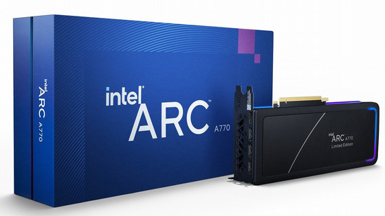 IntelがRTX 3060 Ti相当の性能を持つグラボ「Arc A770」を10月12日から329ドルで発売へ
