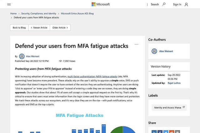 Microsoftが提供する多要素認証疲労攻撃からユーザーを保護する機能とは？