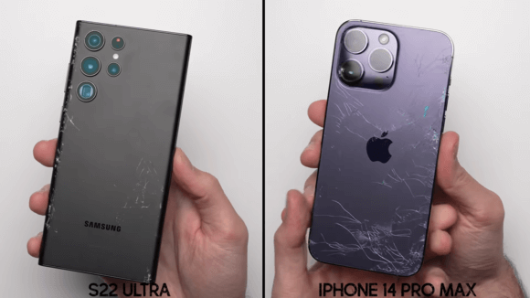 iPhone14 Pro MaxとS22 Ultraの落下比較実験！勝者はどちらに？