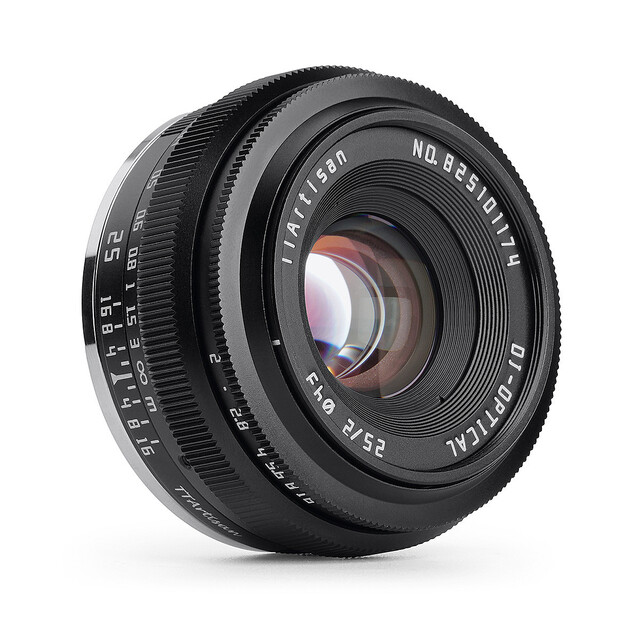 焦点工房、銘匠光学APS-C対応の小型レンズ「TTArtisan 25mm f/2 C」発売