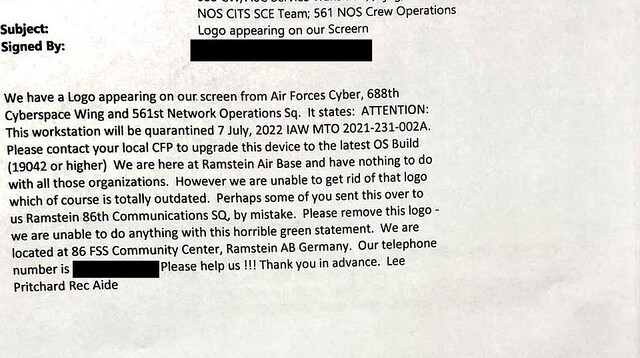 米空軍でのウッカリ者、間違って「全軍関係者に一斉メール」機能を使ってネタにされる