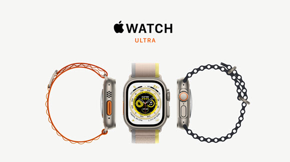 Apple Watch Ultra限定で、専用の編み込み式充電ケーブルが付属