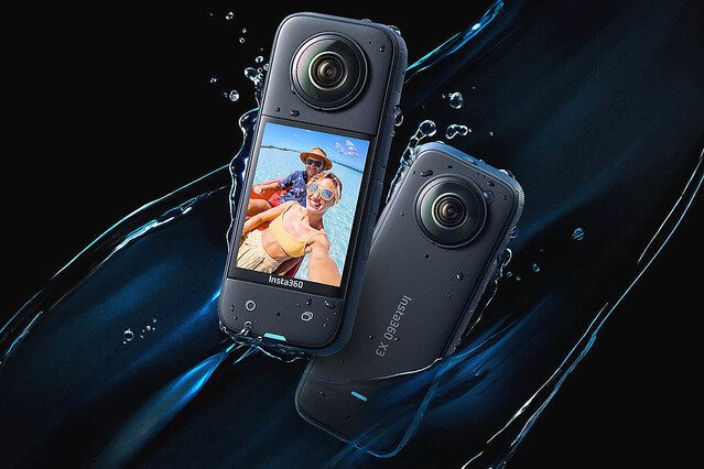 360度アクションカメラの新版「Insta360 X3」 画面大型化、画質アップ