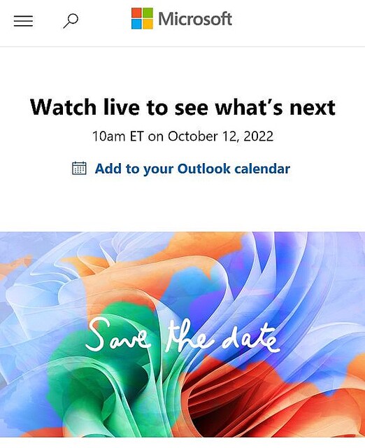 Appleイベントと同日？MS、10月12日に新Surface発表イベントを開催